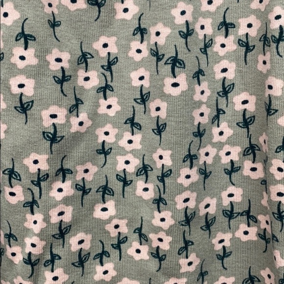 Hanna Andersson Floral Long Sleeve Dress Pink 130 - Picture 2 of 5